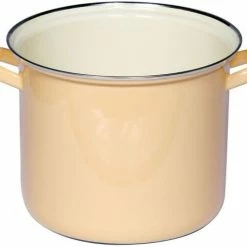 Riess Emaille Riess Topf Aus Emaille In Goldgelb