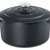 Küchenprofi Bratentopf Rund Aus Gusseisen Provence In Schwarz 26 Cm / 21 Cm / 11,5 Cm / 5,3 L -Casserole shop 04 0100 10 26 neu xl 2