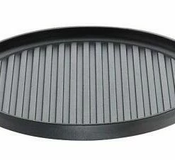 Küchenprofi Grillpfanne Provence Rund Aus Gusseisen Mit 2 Griffen