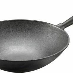 Skeppshult Wokpfanne Aus Gusseisen Mit Eschenholzgriff