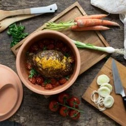 Römertopf Multifunktioneller Bräter, Rund 13 Römertopf Multifunktioneller Bräter, Rund -Casserole shop 15005 5