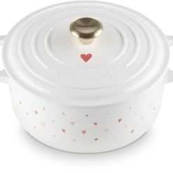 Le Creuset Bräter Signature Rund Hearts, 22 Cm -Casserole shop 21177228451450