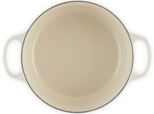 Le Creuset Bräter Signature Rund In Meringue 20 Cm / 2,4 L 6 Le Creuset Bräter Signature Rund In Meringue 20 Cm / 2,4 L – Bild 4