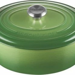 Le Creuset Bräter SIGNATURE Oval In Bamboo Green 35 Cm / 8,9 L