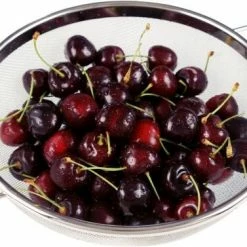 Lurch Standsieb Ø22cm -Casserole shop 215 RS3371 210281 Standsieb Edelstahl 25cm Kirschen scr