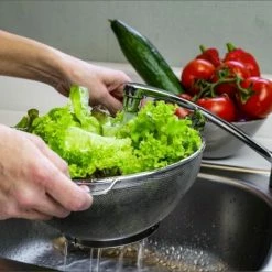 Lurch Standsieb Ø22cm -Casserole shop 215 RS4066 210281 Standsieb 25cm Edelstahl Motiv 2 scr