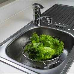 Lurch Standsieb Ø22cm -Casserole shop 215 RS4068 210281 Standsieb 25cm Edelstahl Motiv 4 scr