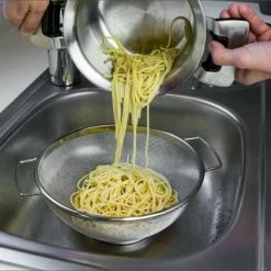 Lurch Standsieb Ø22cm -Casserole shop 215 RS4072 210281 Standsieb 25cm Edelstahl Motiv 6 scr