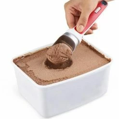 Zyliss Eisportionierer Rot 15 Zyliss Eisportionierer Rot -Casserole shop 220 E980128 Ice Cream Scoop Red with food