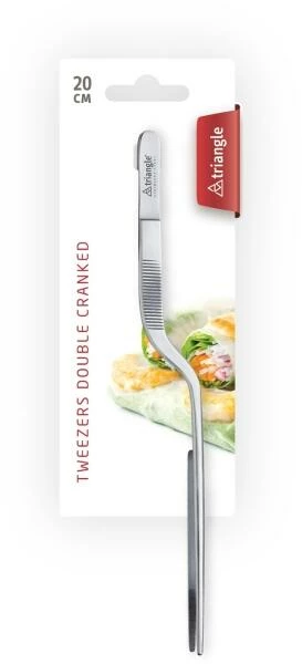 Triangle Pinzette Zweifach Gekröpft, 20 Cm 4 Triangle Pinzette Zweifach Gekröpft, 20 Cm – Bild 2