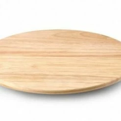 Continenta Drehplatte Aus Gummibaumholz 35 Cm / 3,5 Cm