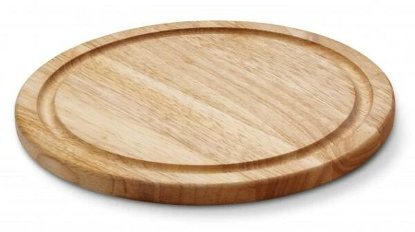 Continenta Steakteller Rund Aus Gummibaumholz, 30 Cm Ø 30 Cm/1,8 Cm 3 Continenta Steakteller Rund Aus Gummibaumholz, 30 Cm Ø 30 Cm/1,8 Cm