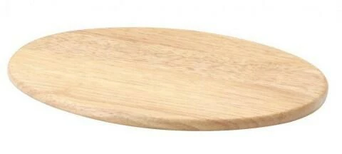 Continenta Schneidebrett Oval Klein Aus Gummibaumholz 3 Continenta Schneidebrett Oval Klein Aus Gummibaumholz