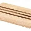 Continenta Schneidebrett Aus Gummibaumholz Mit Streifen Aus Akazienholz 36 X 23 X 1,8 Cm -Casserole shop 3260 xl 3 2