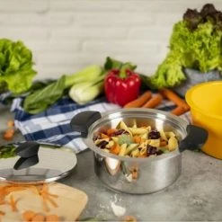 Kuhn Rikon Hotpan Servierkochtopf In Gelb 22 Cm / 3 L -Casserole shop 35300 35301 ip2 2