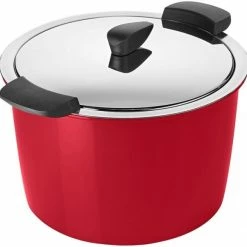 Kuhn Rikon Hotpan Servierkochtopf In Rot, 5 L