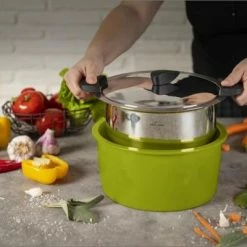 Kuhn Rikon Hotpan Servierkochtopf In Grün 14 Cm / 1 L -Casserole shop 35311 35312 ip1