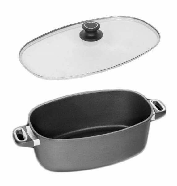 AMT Gastroguss AMT Jumbobräter 40 X 24 Cm Hoch Aus Aluguss Für Induktion Bräterunterbau Mit Sicherheitsglasdeckel 3 AMT Gastroguss AMT Jumbobräter 40 X 24 Cm Hoch Aus Aluguss Für Induktion Bräterunterbau Mit Sicherheitsglasdeckel