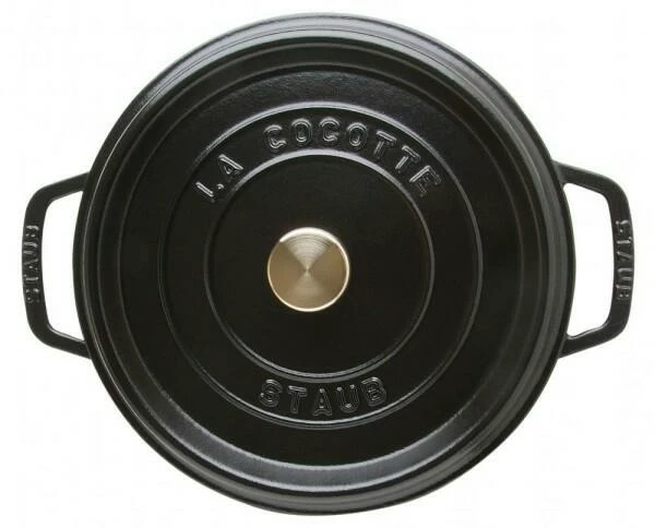 Staub Cocotte Rund Aus Gusseisen In Schwarz 16, 13 Cm/ 8 Cm/ 1,2 Liter 7 Staub Cocotte Rund Aus Gusseisen In Schwarz 16, 13 Cm/ 8 Cm/ 1,2 Liter – Bild 5