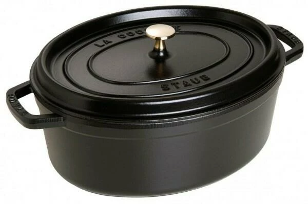 Staub Cocotte Oval Aus Gusseisen In Schwarz 15 Cm / 0,6 Liter 3 Staub Cocotte Oval Aus Gusseisen In Schwarz 15 Cm / 0,6 Liter