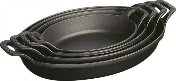 Staub Auflaufform Oval Aus Gusseisen In Schwarz 21 X 15 Cm 4 Staub Auflaufform Oval Aus Gusseisen In Schwarz 21 X 15 Cm – Bild 2