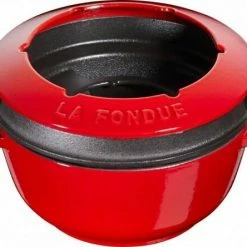 Staub Fondueset Aus Gusseisen In Kirschrot 20 Cm / 12,5 Cm / 11,6 Cm / 2,3 L -Casserole shop 40511974 3 neu l 2