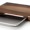 Continenta Schneidebrett Aus Walnuss Mit Schublade 48 X 32,5 X 6 Cm -Casserole shop 4211 neu xl 1