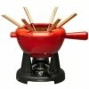 Le Creuset Käsefondue Set Aus Gusseisen In Kirschrot 2 Le Creuset Käsefondue Set Aus Gusseisen In Kirschrot -Casserole shop 60020000602460 Kaesefondue Set kirschrot xl