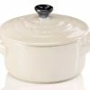Le Creuset Mini Cocotte In Creme Metallic -Casserole shop 61901107590034