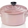 Le Creuset Mini Cocotte In Chiffon Pink Metallic -Casserole shop 61901107610034
