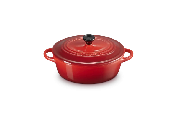 Le Creuset Mini Cocotte Oval In Kirschrot 5 Le Creuset Mini Cocotte Oval In Kirschrot – Bild 3
