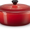 Le Creuset Mini Cocotte Oval In Kirschrot -Casserole shop 61902120600103 00004