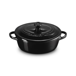 Le Creuset Mini Cocotte Oval In Schwarz -Casserole shop 61902121400103