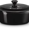 Le Creuset Mini Cocotte Oval In Schwarz 1 Le Creuset Mini Cocotte Oval In Schwarz -Casserole shop 61902121400103 00003
