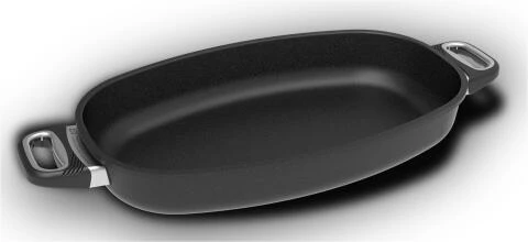 AMT Gastroguss AMT Bräter Flach 40 X 24 Cm Aus Aluguss Für Induktion Bräterunterbau Mit Glasdeckel 3 AMT Gastroguss AMT Bräter Flach 40 X 24 Cm Aus Aluguss Für Induktion Bräterunterbau Mit Glasdeckel