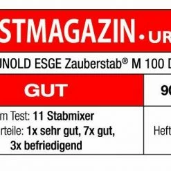 ESGE Zauberstab Stabmixer M 100 Design In Weiß -Casserole shop 90120 90124 90128 UNOLD ESGE Zauberstab M 100 D