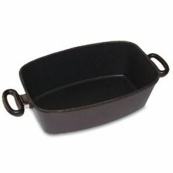 AMT Gastroguss AMT Bräter Hoch 33 X 21 Cm Aus Aluguss Bräterunterbau: 32x20,5 Cm, Höhe: 11,5 Cm, Boden: 26x15 Cm, Gewicht: 2,14 Kg, Lange Mit Griffen: 46,5 Cm