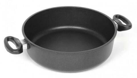 AMT Gastroguss AMT Schmortopf Aus Aluguss Durchmesser Oben: 24,0 Cm, Boden: 20,0 Cm, Höhe: 9,0 Cm, Länge Mit Griff: 38,0 Cm, Gewicht: 1,50 Kg 3 AMT Gastroguss AMT Schmortopf Aus Aluguss Durchmesser Oben: 24,0 Cm, Boden: 20,0 Cm, Höhe: 9,0 Cm, Länge Mit Griff: 38,0 Cm, Gewicht: 1,50 Kg