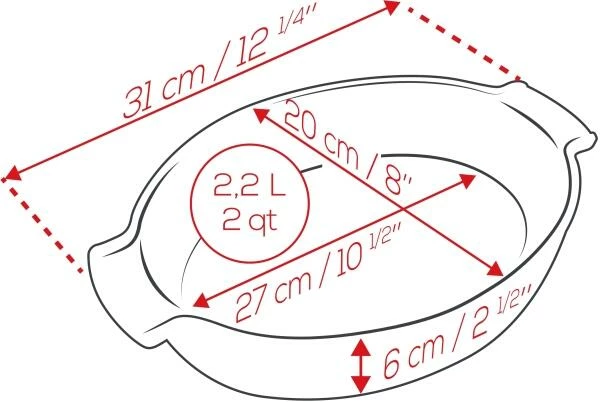 Appolia Auflaufform Oval In Schiefergrau 31 Cm Länge 6 Appolia Auflaufform Oval In Schiefergrau 31 Cm Länge – Bild 4