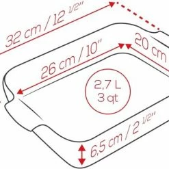 Appolia Auflaufform Rechteckig In Aubergine 40 Cm / 5,2 Liter 18 Appolia Auflaufform Rechteckig In Aubergine 40 Cm / 5,2 Liter -Casserole shop APPOLIA DIMENSIONS Rectangle 32 1 2