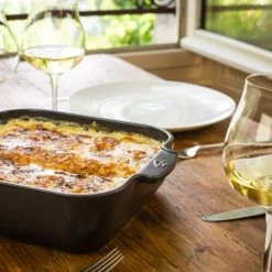 Appolia Auflaufform Quadratisch In Schiefergrau 28 Cm / 2,7 Liter -Casserole shop APPOLIA PLATS ambiance 60220 60183 60145 PEUGEOT SAVEURS 2