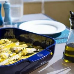 Appolia Auflaufform Quadratisch In Blau 36 Cm / 5,4 Liter -Casserole shop APPOLIA bleu terrasse 02 60237 60190 60152 PEUGEOT SAVEURS 2