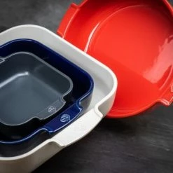 Appolia Auflaufform Quadratisch In Ecru 28 Cm / 2,7 Liter -Casserole shop APPOLIA carre et ronds gamme range 60299 60251 60121 60077 60107 PEUGEOT SAVEURS 2