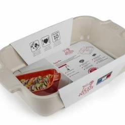 Appolia Auflaufform Rechteckig In Ecru 40 Cm / 5,2 Liter 13 Appolia Auflaufform Rechteckig In Ecru 40 Cm / 5,2 Liter -Casserole shop APPOLIA ecru rectangulaire individuel 22 61135 packaging 3