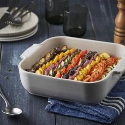 Appolia Auflaufform Quadratisch In Ecru 18 Cm / 0,66 Liter -Casserole shop APPOLIA legumes 60206 60169 60121 PIXEL BECHAMEL