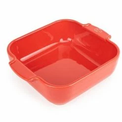 Appolia Auflaufform Quadratisch In Rot 21 Cm / 1,1 Liter -Casserole shop APPOLIA plat carre rouge 21 cm 60213 1