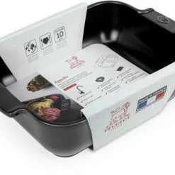 Appolia Auflaufform Rechteckig In Satin-schwarz 32 Cm / 2,7 Liter -Casserole shop APPOLIA plat rectangulaire noir black satin 25 cm 61517 packaging 2