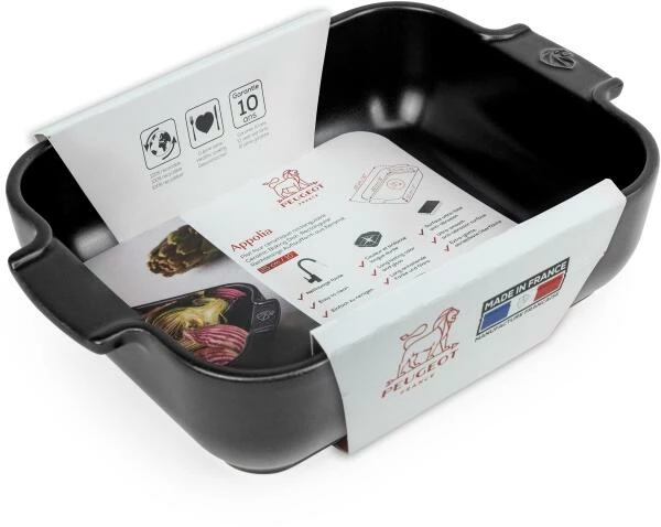 Appolia Auflaufform Rechteckig In Satin-schwarz 22 Cm / 0,85 Liter 6 Appolia Auflaufform Rechteckig In Satin-schwarz 22 Cm / 0,85 Liter – Bild 4