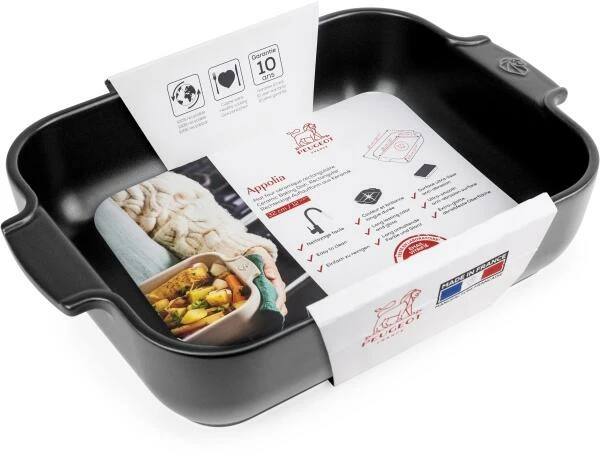 Appolia Auflaufform Rechteckig In Satin-schwarz 25 Cm / 1,4 Liter 8 Appolia Auflaufform Rechteckig In Satin-schwarz 25 Cm / 1,4 Liter – Bild 6