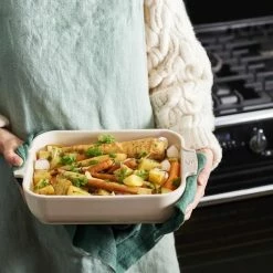 Appolia Auflaufform Rechteckig In Ecru 22 Cm / 0,85 Liter -Casserole shop APPOLIA rectangle moyen ecru 60046 60084 PIXEL BECHAMEL